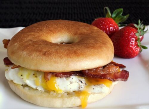 Bacon and Egg Bagel