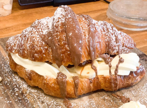 Nutella and Cream Croissant